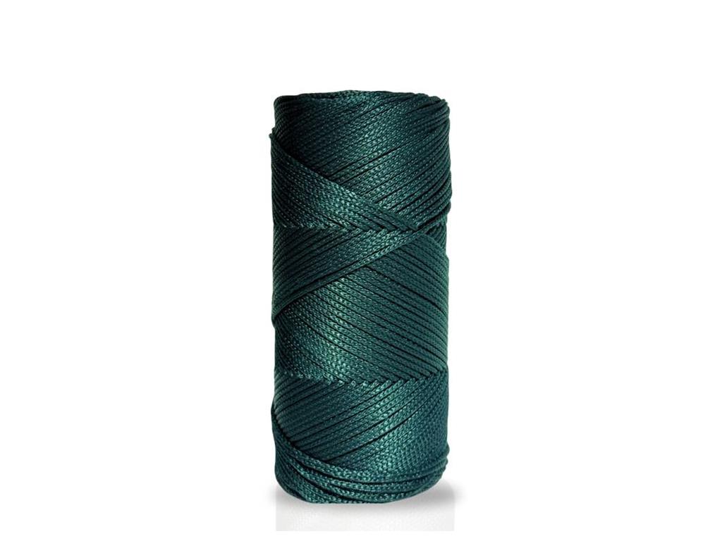200 gr - 2mm Nefti Yeşili Polyester 4 No Makrome Ip