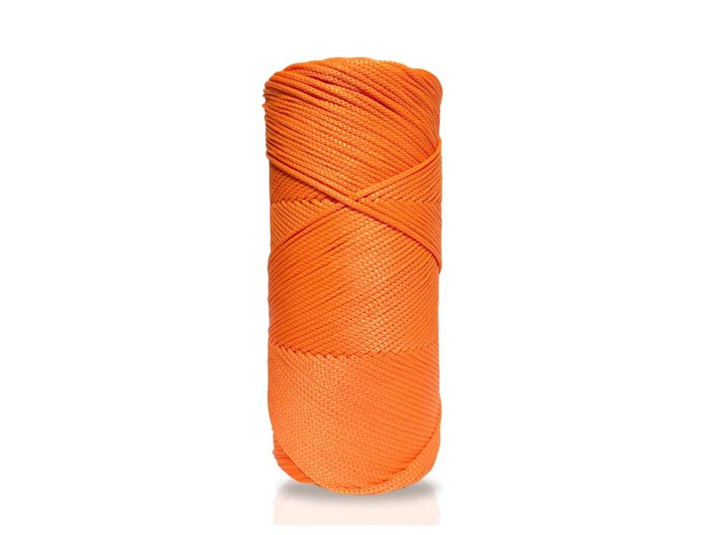 200 gr - 2mm Turuncu Polyester 4 No Makrome Ip