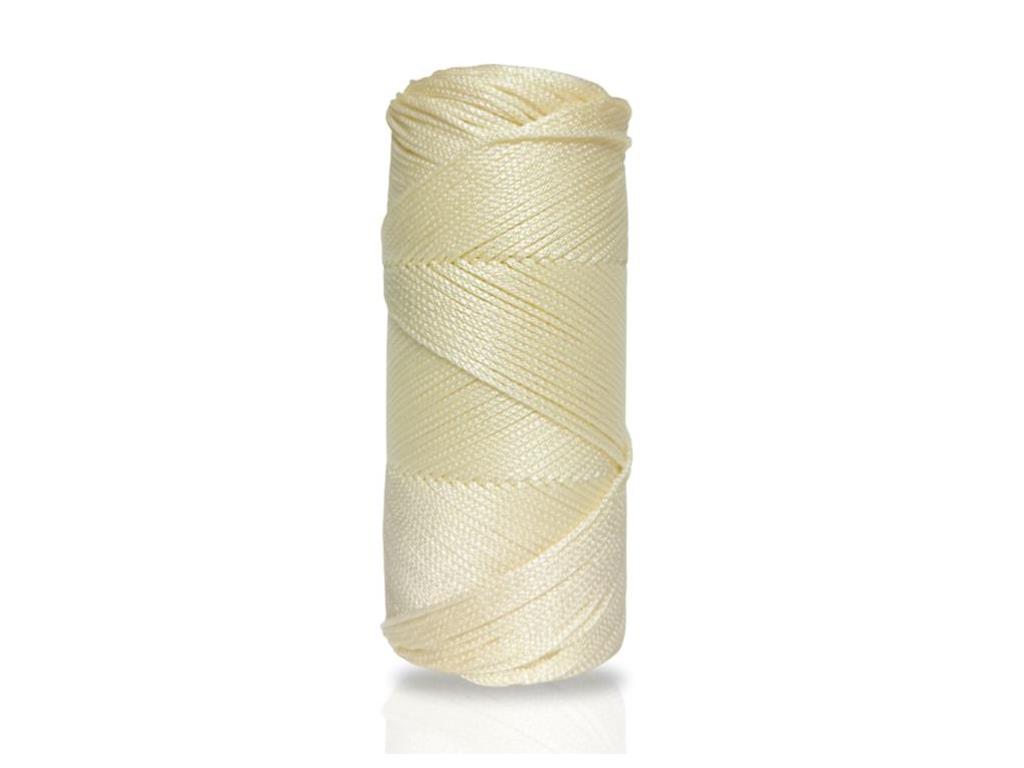 200 gr - 2mm Ekru Polyester 4 No Makrome Ipi