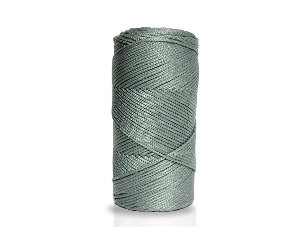 200 gr - 2mm Mint Yeşili Polyester 4 No Makrome Ip