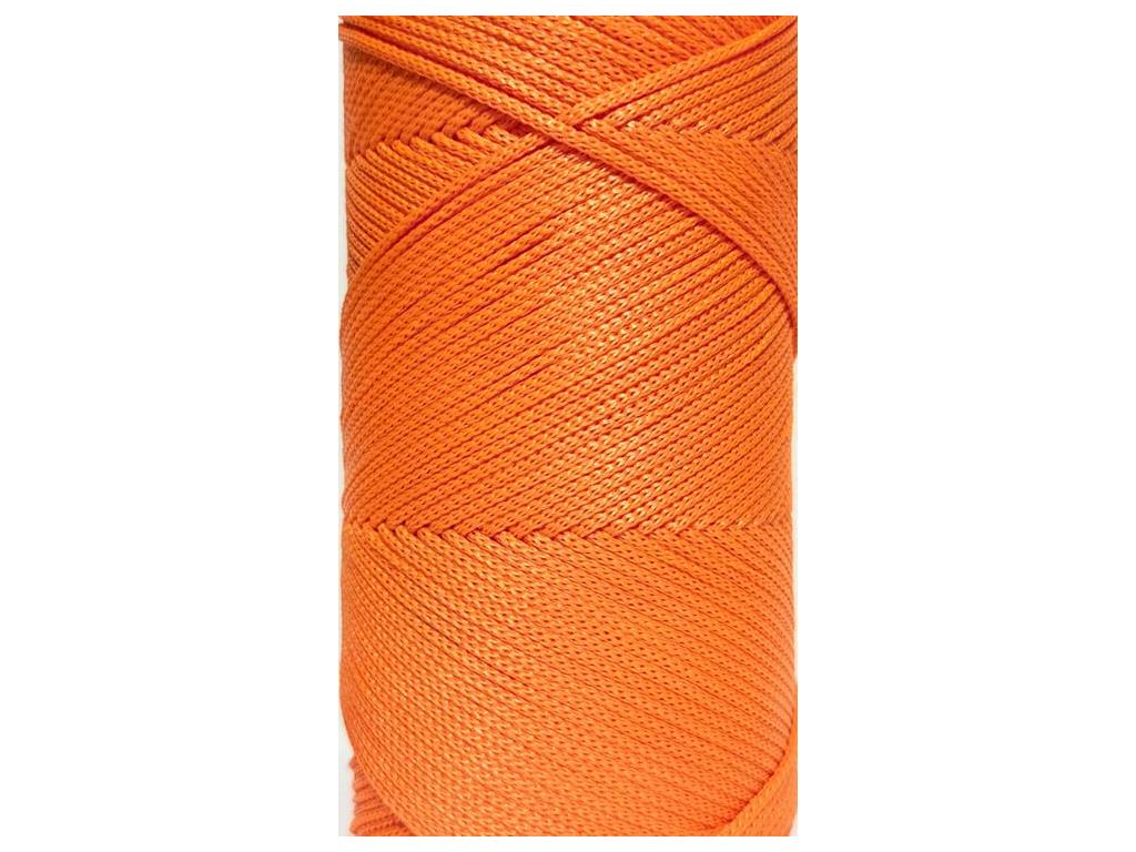 200 gr - 2mm Turuncu Polyester 4 No Makrome Ip