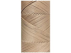 r200 gr - 2mm Milk Coffeer 4 No  Polyester Makrome Ipi